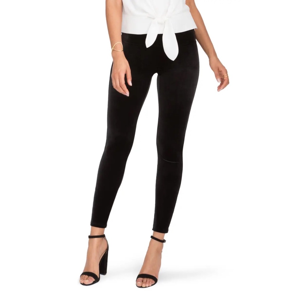 Spanx Velvet Leggings in Color Black - Picture 4 of 6